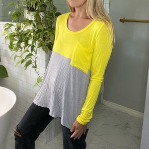 Anthropologie Bordeaux Long Sleeve Top